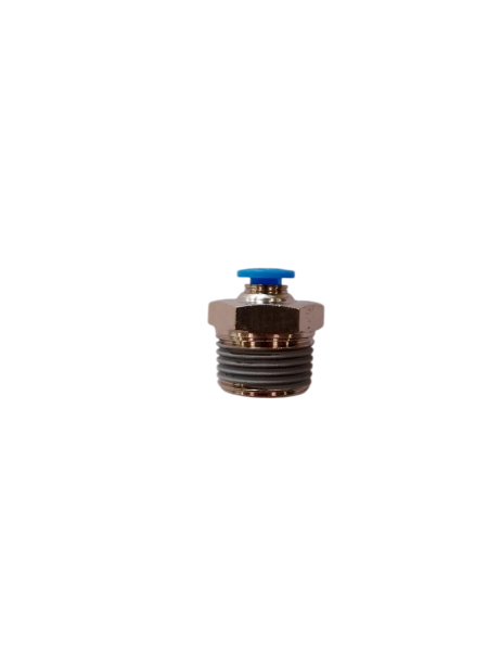 Пневмофитинг NBPT PC прямой с наружной резьбой 04-03